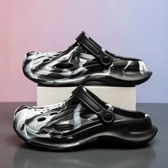 Claccis hommes pantoufles 2025 hommes chaussures de plage d'été femmes chaussures de plein air camou