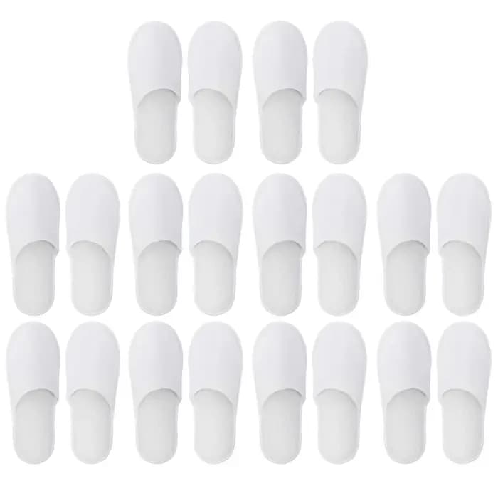 Pantoufles de spa en peluche brossée pour hommes et femmes