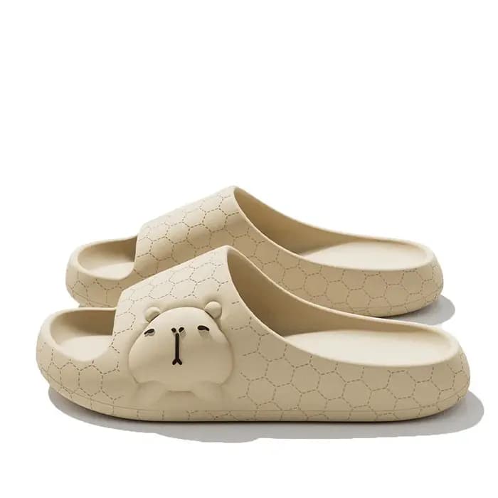 Mignonnes pantoufles d'intérieur Capybara pour femmes