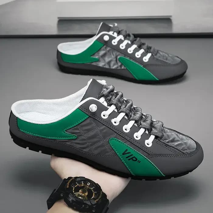 ChimHalf-Pantoufles Plates Décontractées pour Homme