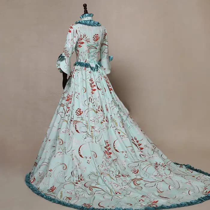 Robe de reine victorienne médiévale pour femmes