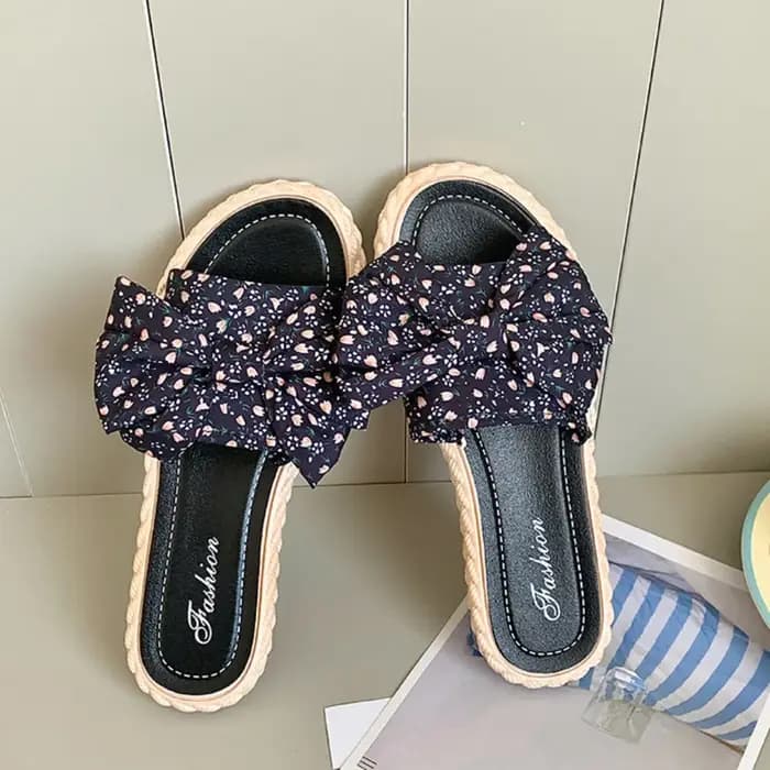 Pantoufles de plage décontractées Style bohémien pour femmes