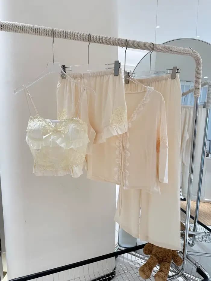 Ensemble pyjama 4 pièces pour femmes
