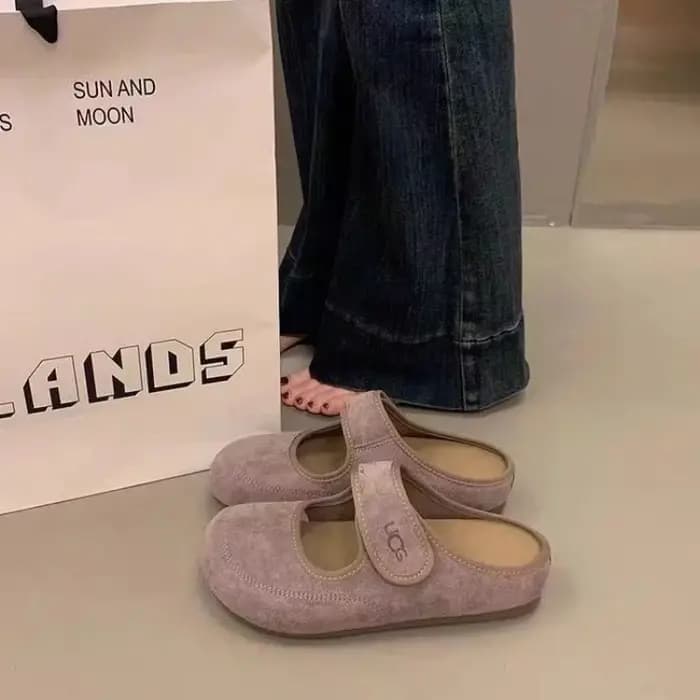 Chaussures pantoufles françaises Mary Jane pour femmes