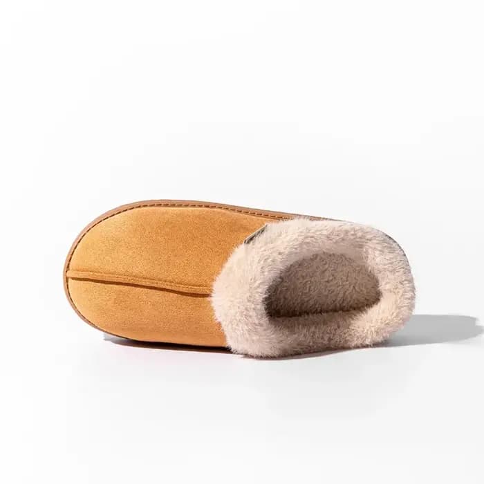 Pantoufles polaires avec doublure en fourrure pour femmes