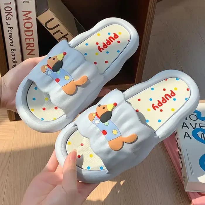 Pantoufles de Hot Dog de dessin animé pour femmes