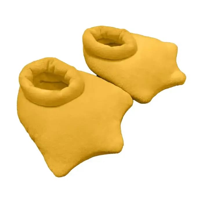 Chaussons en peluche pieds de canard unisexe
