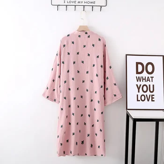 Kimono en coton à imprimé quantique pour femmes