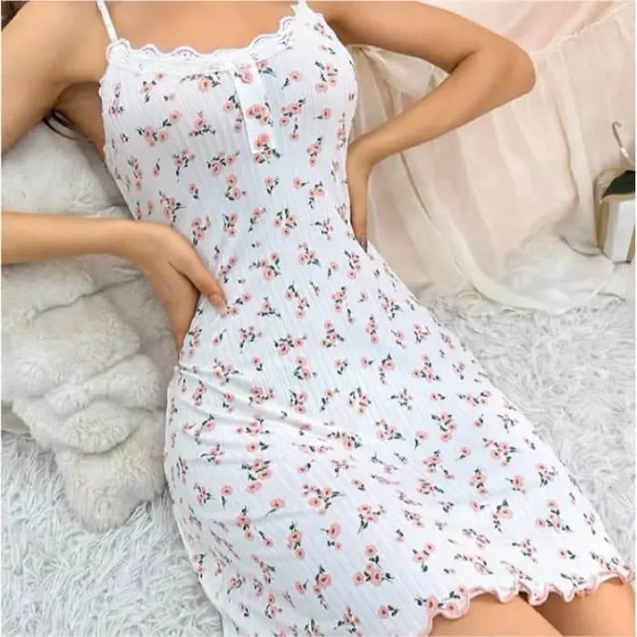 Chemise de nuit florale la plus vendue en Europe et en Amérique
