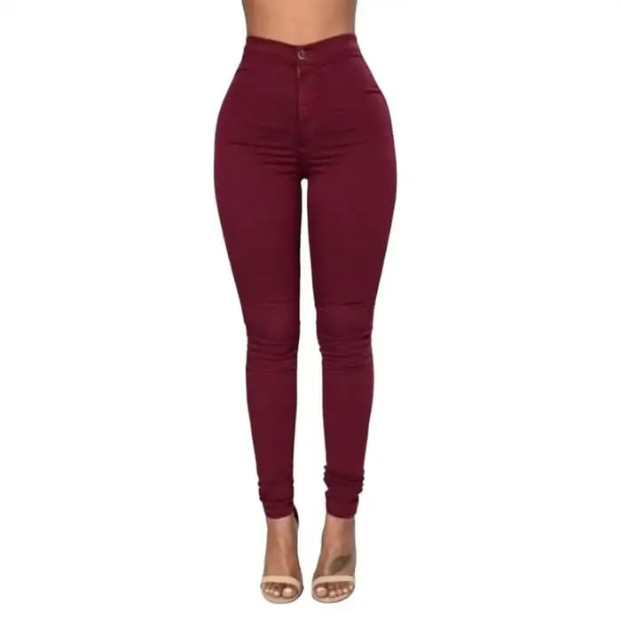 Pantalon en mélange de coton pour femme