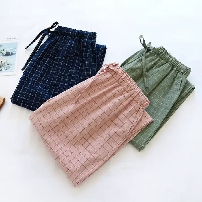 Pantalon de pyjama femme en coton