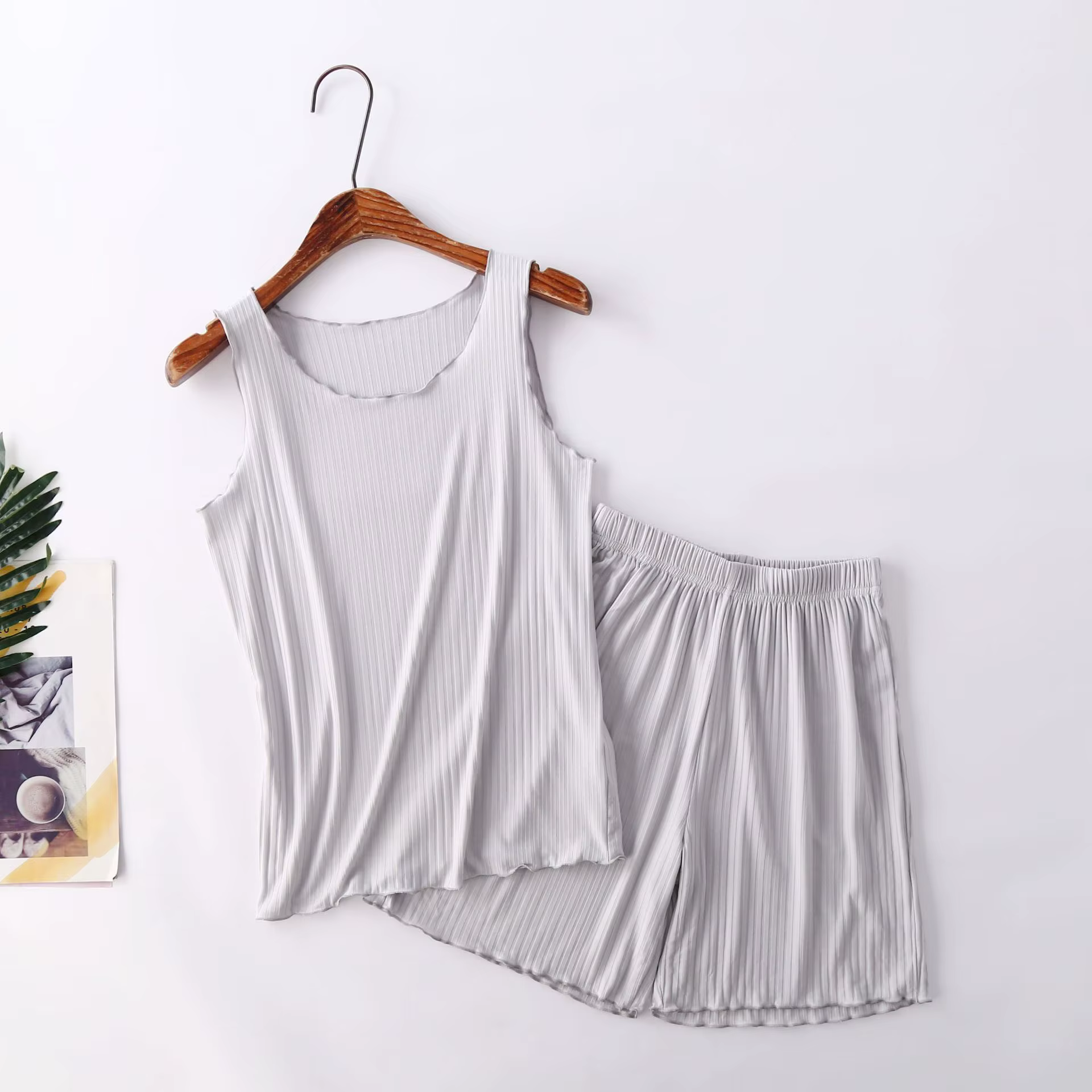 Pyjama d'été pour femmes, ensemble deux pièces, grande taille, style coréen décontracté, vêtements d