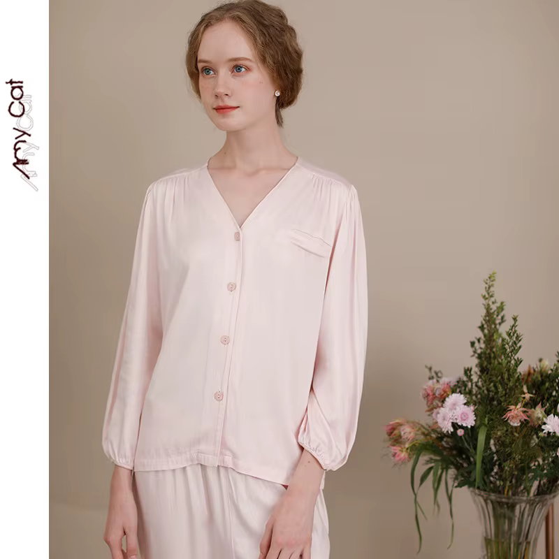 Ensemble pyjama Modal Super doux pour femmes, vêtements de nuit en tricot, doux pour la peau, extens