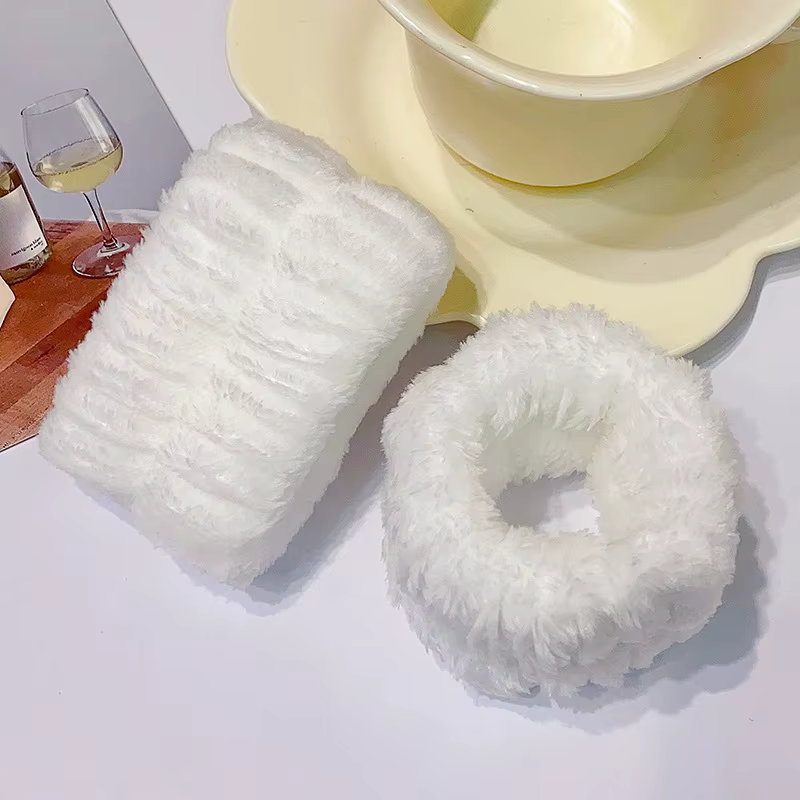 Bandeau de poignet en microfibre absorbant pour le lavage du visage, serviette de poignet, bandeau d