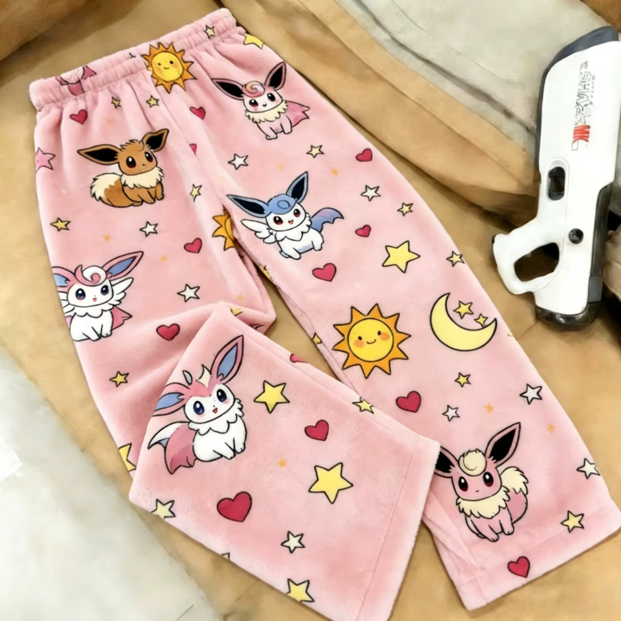 Pantalon de pyjama pour adulte en flanelle, imprimé intégral Pokémon Pikachu 2026, décontracté, pour