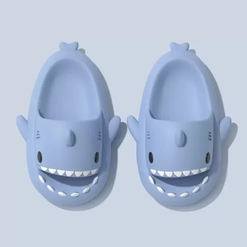 4cm semelle épaisse homme femmes requin pantoufles 2025 été maison anti-dérapant Couple intérieur mé