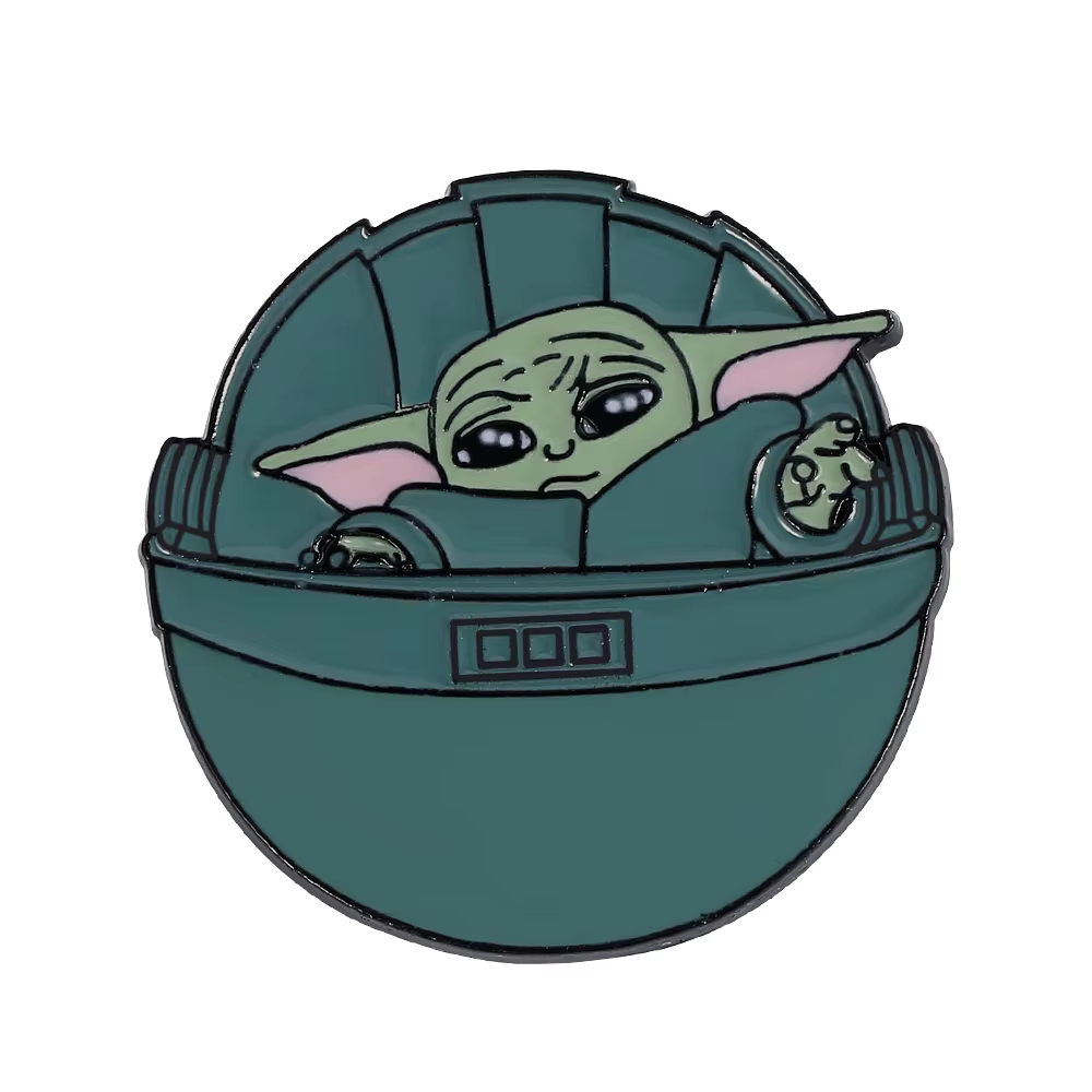 Broche Star War Cosplay pour enfants, insigne de bébé Yoda, broche en émail, vêtements pour enfants,