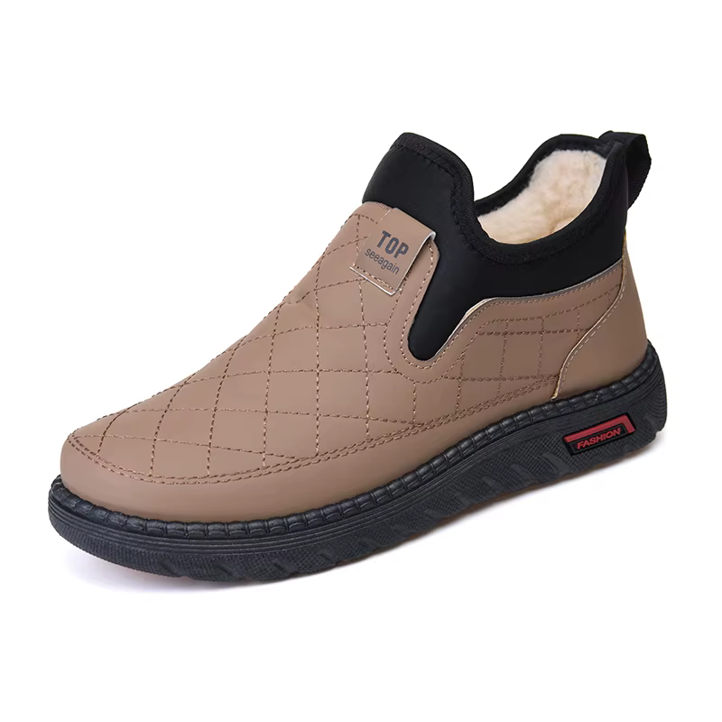 Nouvelles chaussures d'hiver pour femmes, bottes courtes chaudes et confortables en velours, chaussu