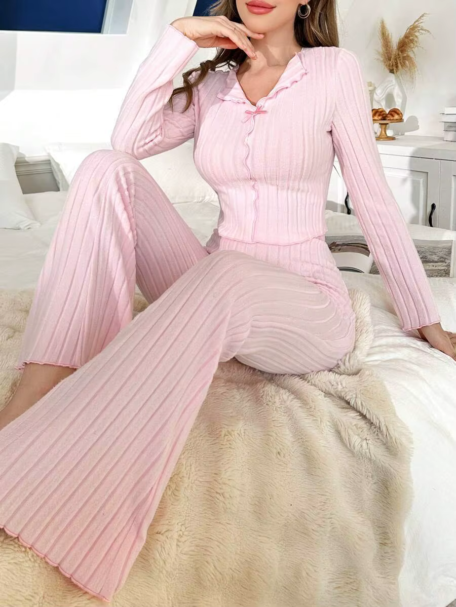 Vêtements de nuit d'hiver pour femmes, ensemble pyjama, vêtements de nuit pour dormir, Lingerie Sexy