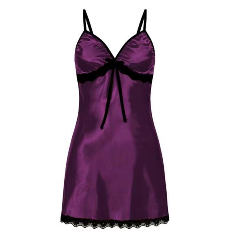 Chemise de nuit sexy pour femmes nuisette sexy vêtements de nuit grande taille dentelle florale femm