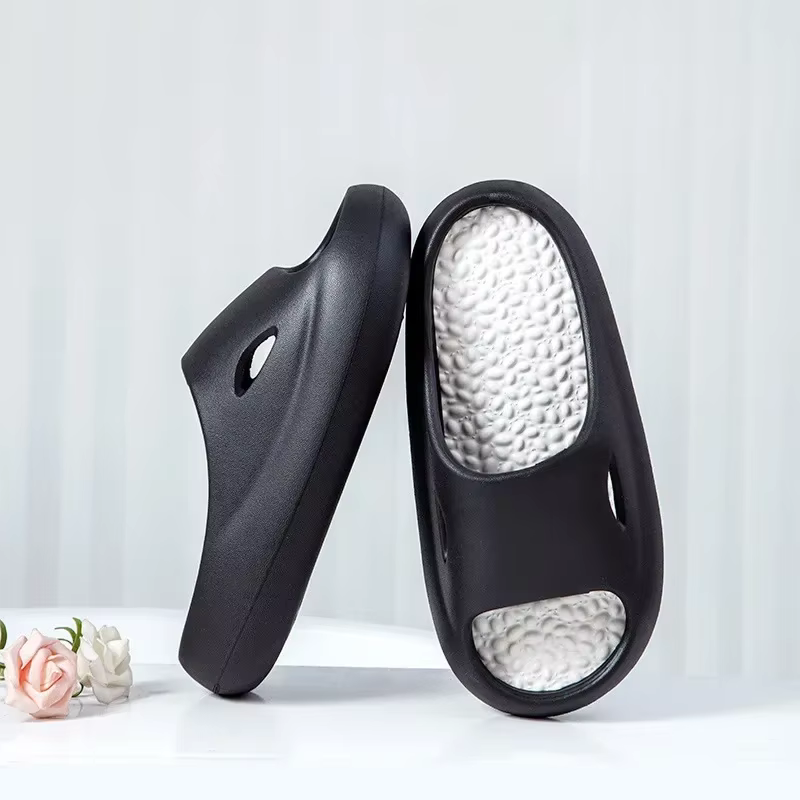 Pantoufles de Énergie pour Couple, Chaussures Antidérapantes à Semelle Optique de 5cm, Souples, à la