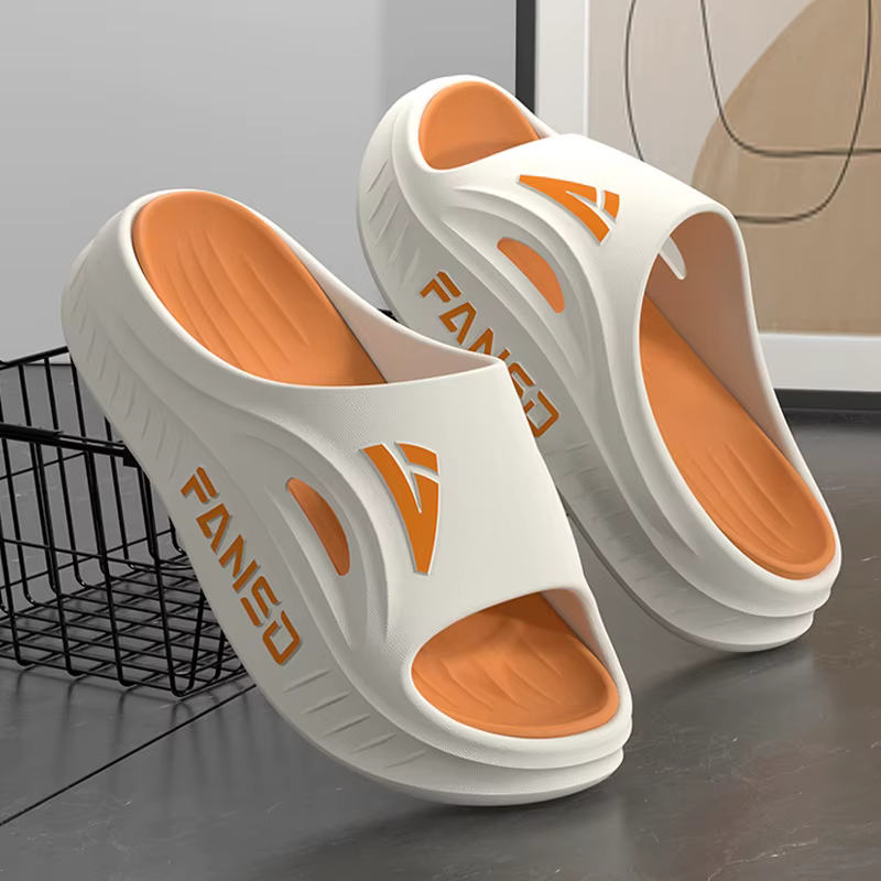 Pantoufles d'intérieur pour femmes, nouveau style simple d'été, fond souple, salle de bain antidérap