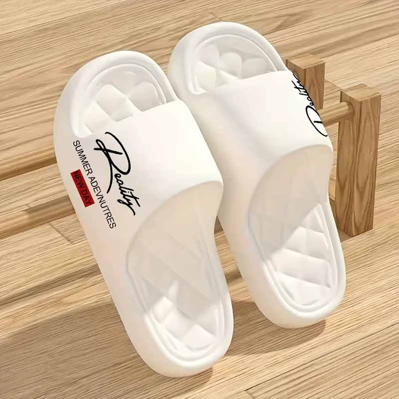 Pantoufles d'extérieur légères et douces pour hommes, pantoufles de maison confortables semblables à