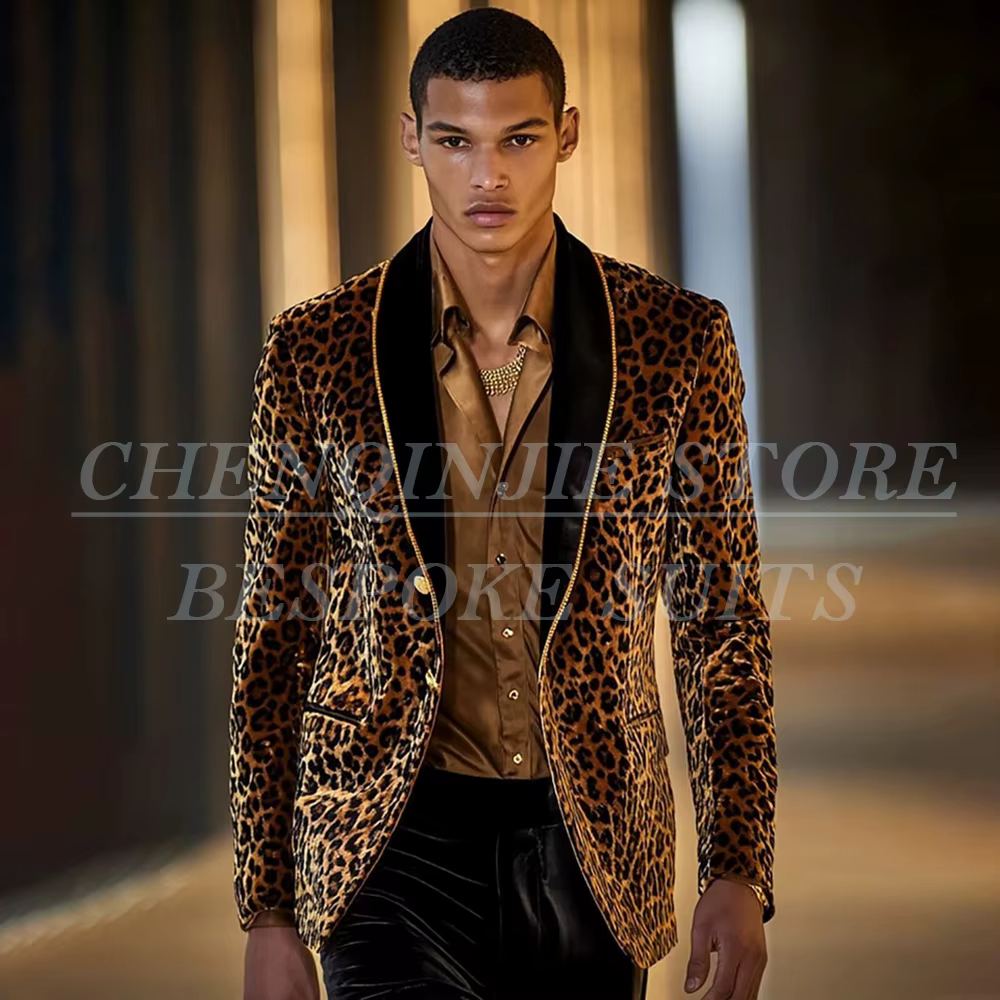 Costumes de luxe pour hommes, ensemble veste et pantalon 2 pièces, haute qualité, simple boutonnage,