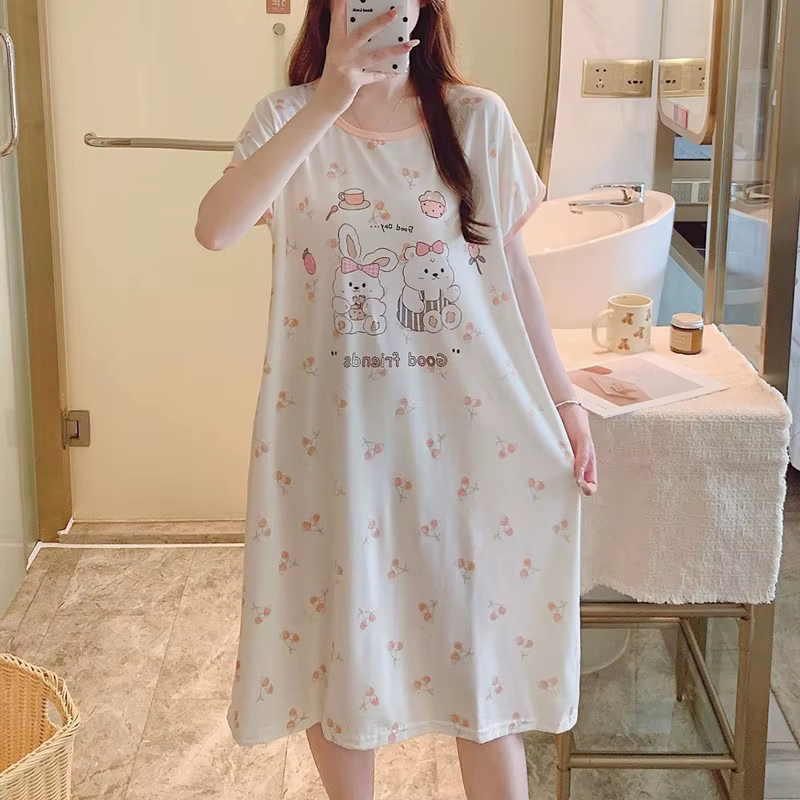 Chemise de nuit pour femme, pyjama, vêtements de nuit, sous-vêtements féminins, tenue de sommeil est