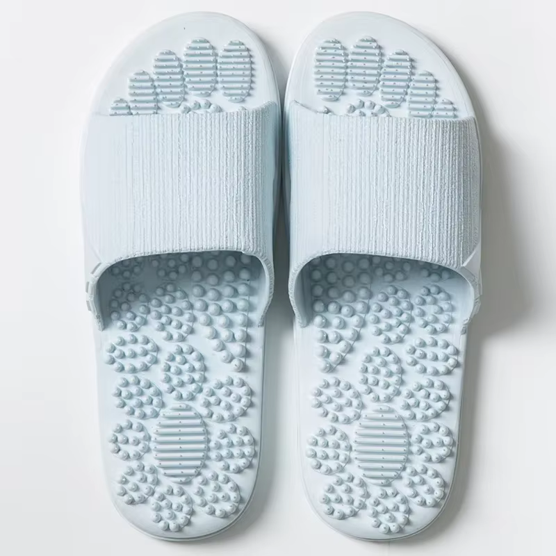 Pantoufles de Massage des pieds pour hommes et femmes, diapositives souples décontractées, pantoufle