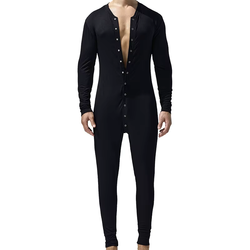 Pijama Hombre Sissy Body hommes Onesie corps Hombre combinaison une pièce pyjamas vêtements de nuit 