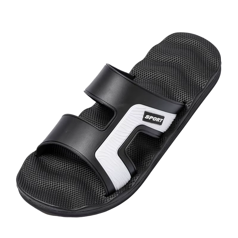 Pantoufles décontractées à rayures pour hommes, nouvelles sandales d'été, tongs classiques à la mode