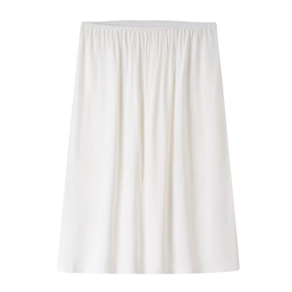 Jupon en satin pour femme, sous-robe, demi-jupon, lingerie