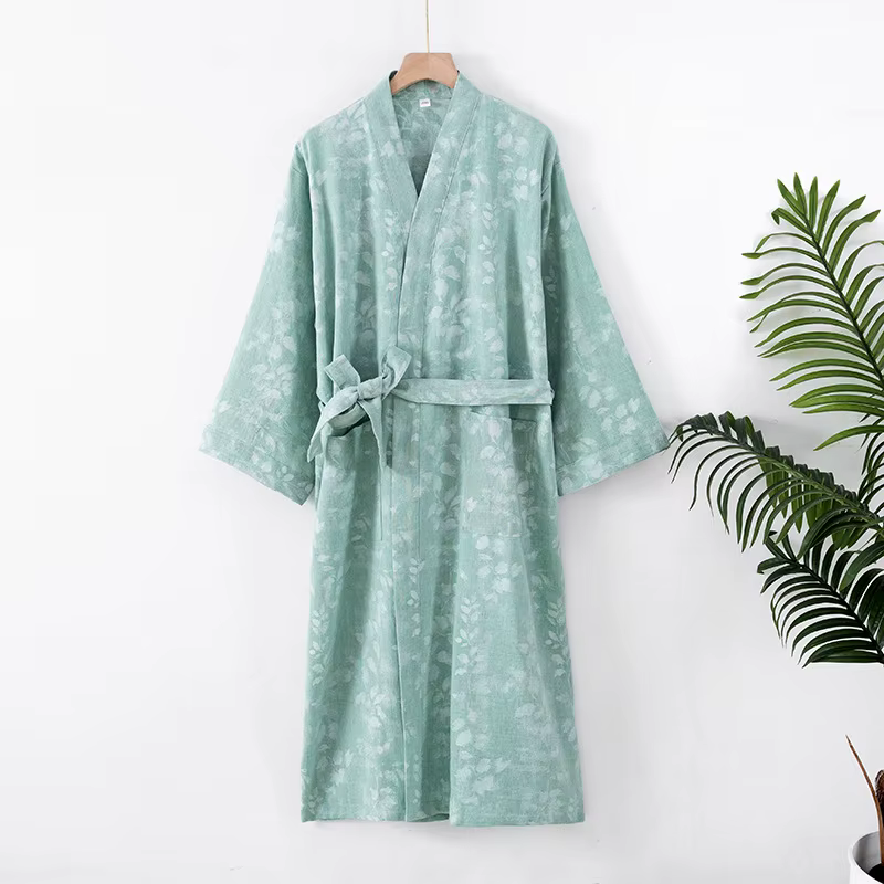 Chemise de nuit en coton et lin pour femmes, Robes fines, peignoirs décontractés, confortables et re