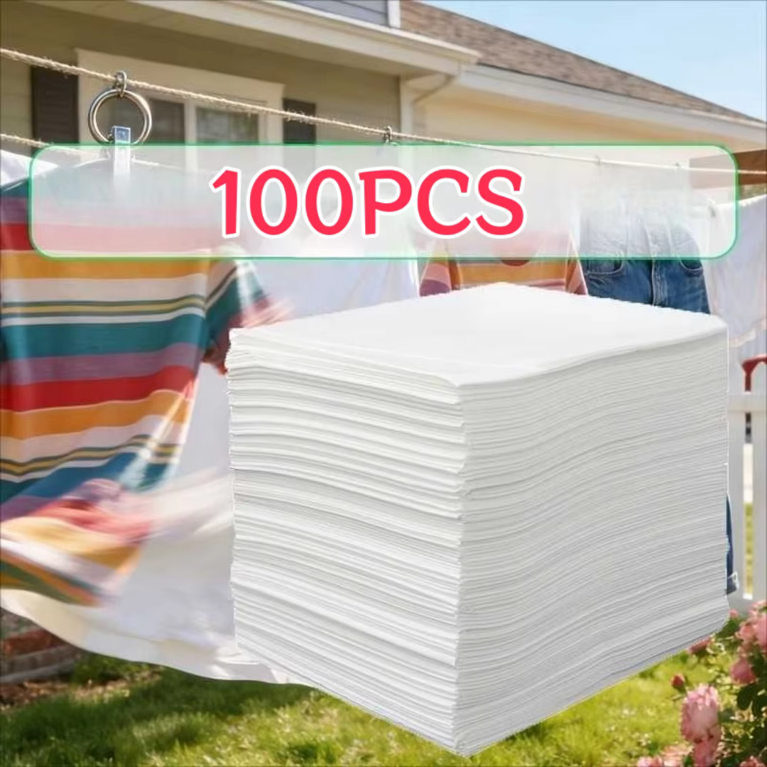 Feuilles anti-transfert de couleur pour le linge, lingettes absorbantes pour vêtements de couleurs m