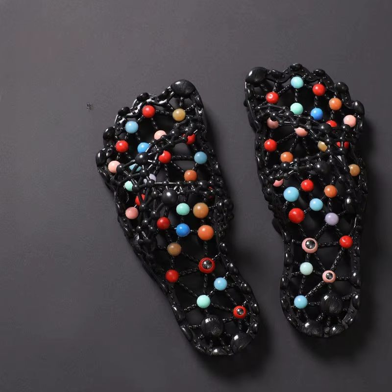 Chaussons d'été pour salle de bain, antidérapants, pour dortoir, intérieur, douche, respirants, pour