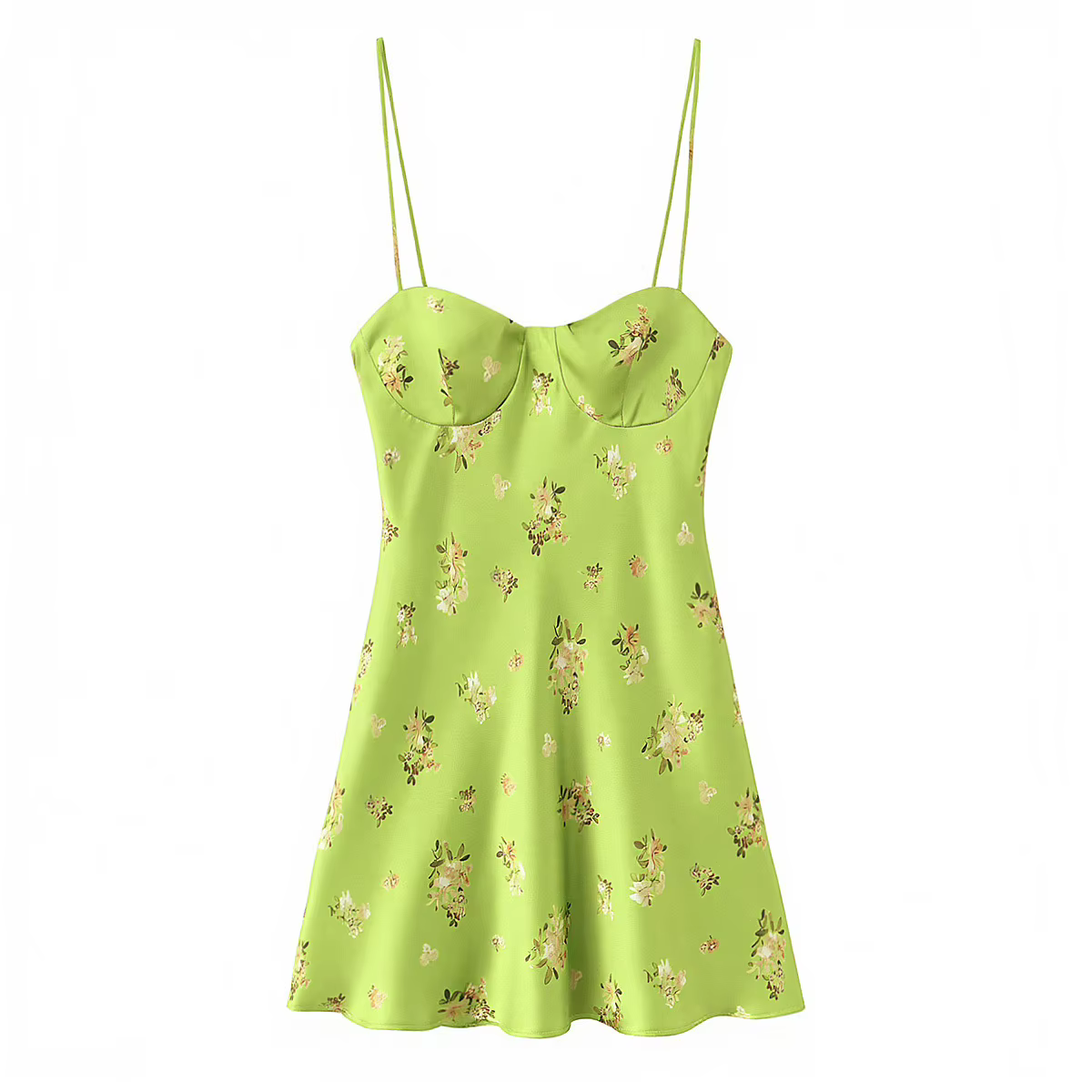 Robe d'été sans bretelles vintage pour femme, nouvelle collection printemps 2026, mini-robe sans man