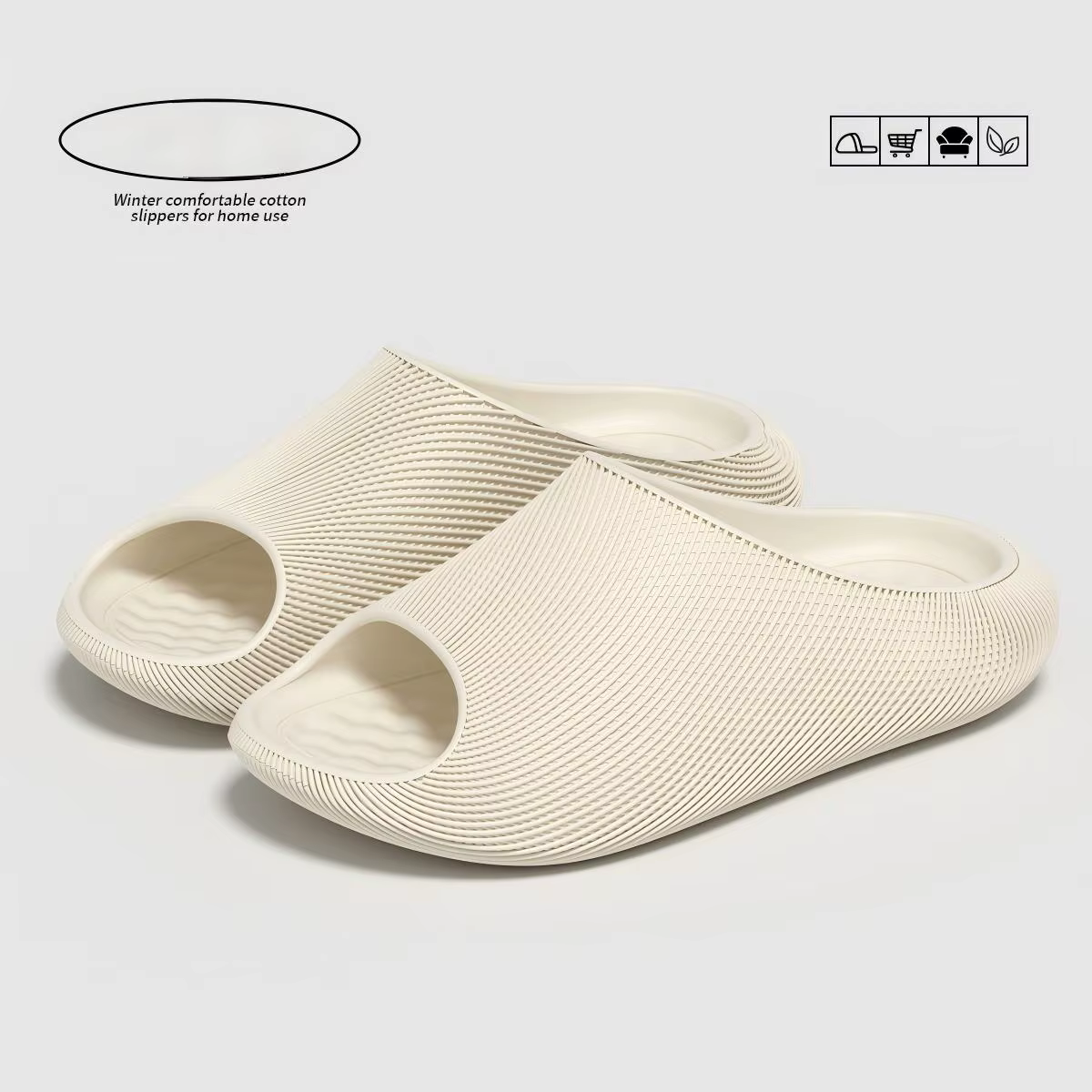 Chaussons haut de gamme pour hommes, sensation de marcher sur des nuages, nouveau modèle d'été pour
