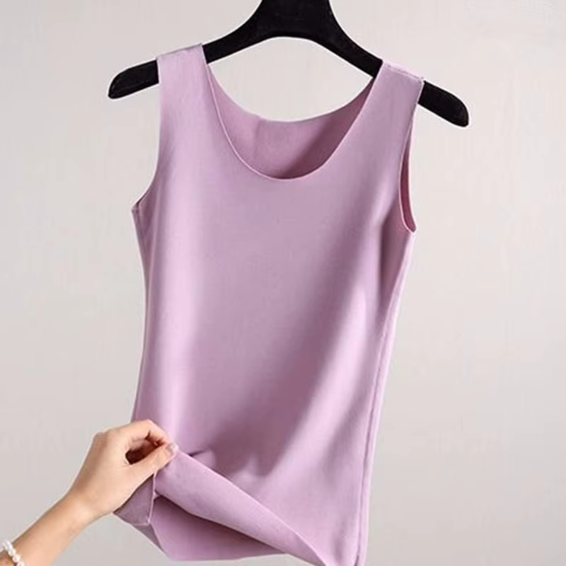 Sous-vêtement thermique gilet Thermo Lingerie femme vêtements d'hiver confortable haut chaud vêtemen