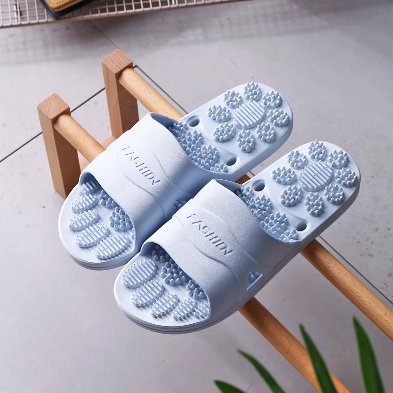 Pantoufles de Spa antidérapantes pour l'intérieur de la maison, chaussures de douche de Massage à sé