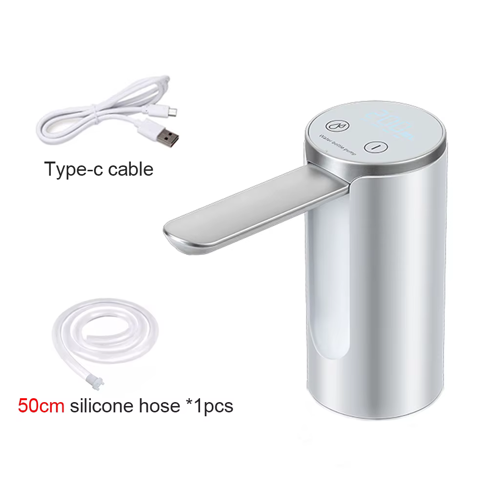 Pompe à bouteille d'eau électrique pliable, distributeur d'eau automatique, bouteille de 19 litres, 
