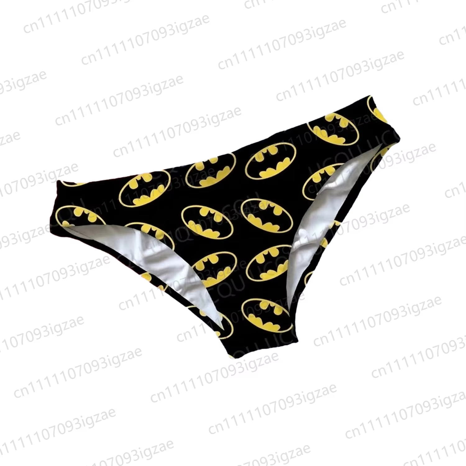 Nouvel ensemble de pyjamas et de vêtements d'intérieur assortis Batman classique noir et jaune pour 