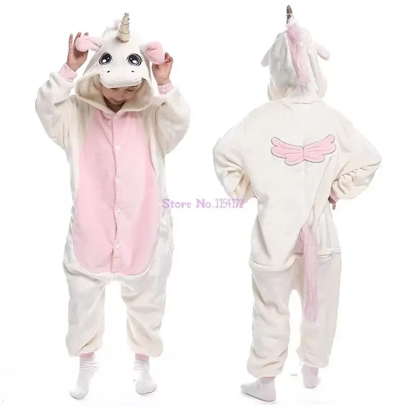 Licorne Kigurumi Onesies Pyjamas Animal Cosplay pour Enfants Chat Onesies Pyjamas Pijamas Licorne Ch