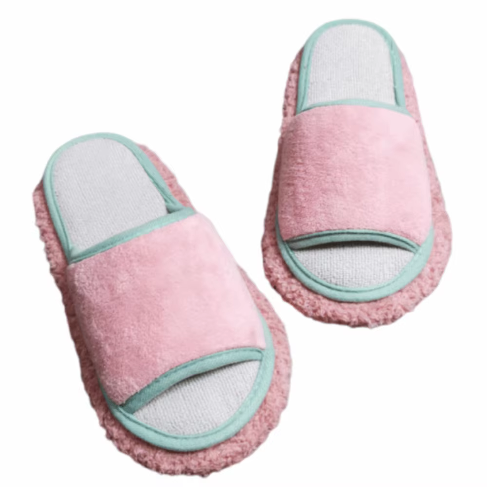 Pantoufles de vadrouille détachables en Microfibre, pantoufles de nettoyage de carrelage douces et c