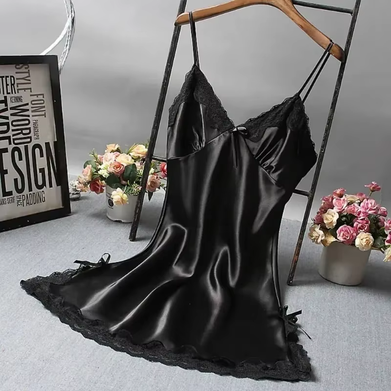 Chemise de nuit sexy en dentelle patchwork, lingerie, robe de mariée, vêtements de nuit, chemises de
