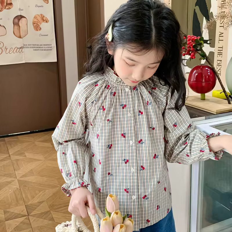Vêtements en stock 2026 BP NOUVEAU Ensembles été-printemps pour bébés filles, Robe chemise brodée ce