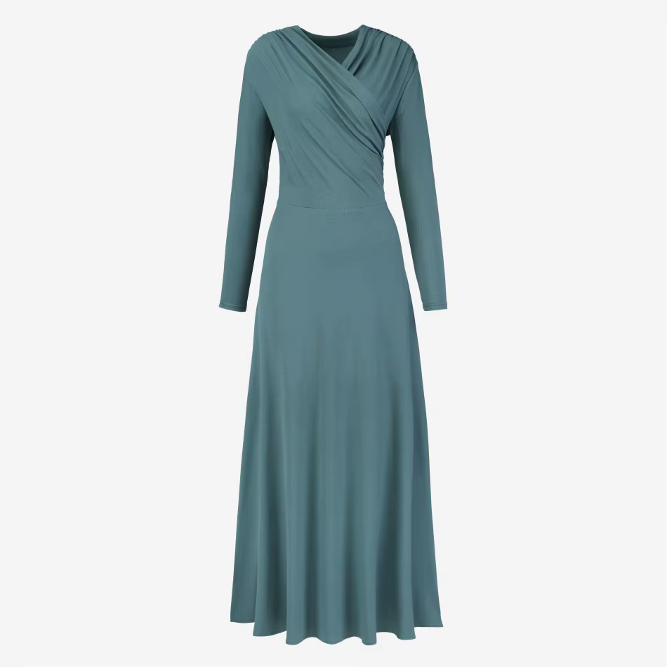 Robe longue fluide et élégante AS SS26, en tissu léger, coupe flatteuse, vêtements chics pour femme