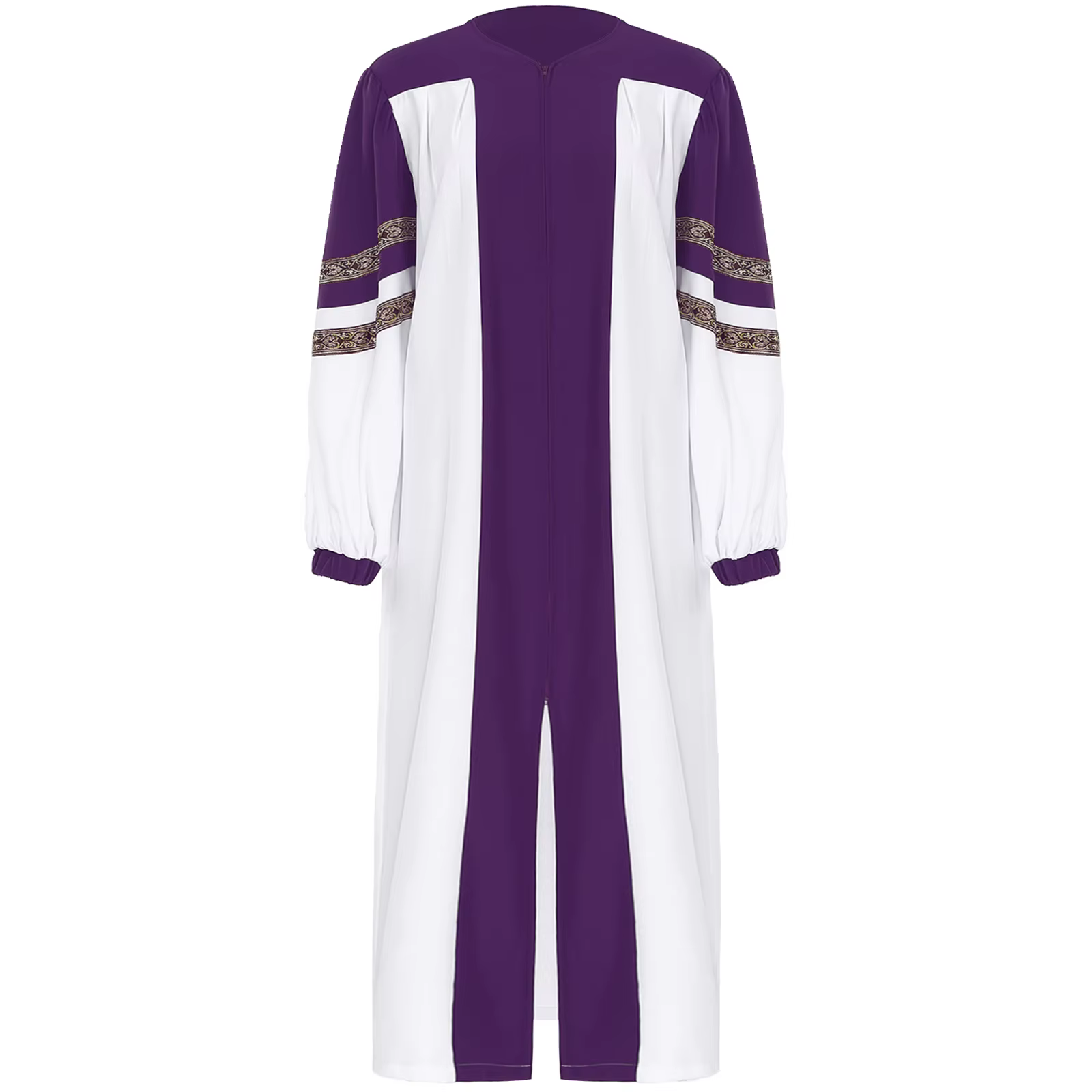 Robe de pasteur à manches longues pour hommes et femmes, robe de chorale d'église, costume de cospla