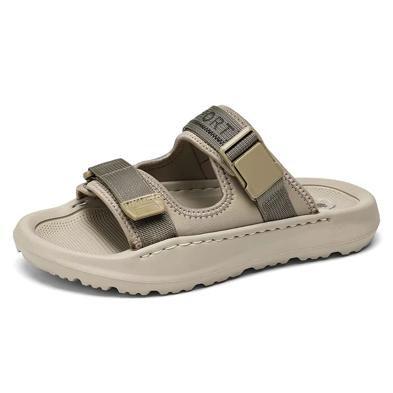 Nouveauté homme pantoufles léger marche demi-chaussures confortable hommes décontracté demi glisser 