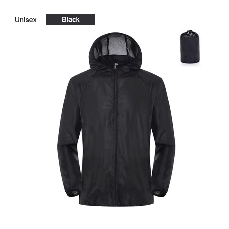 Vêtements de protection contre le soleil et la pluie pour hommes et femmes, veste de camping, vêteme